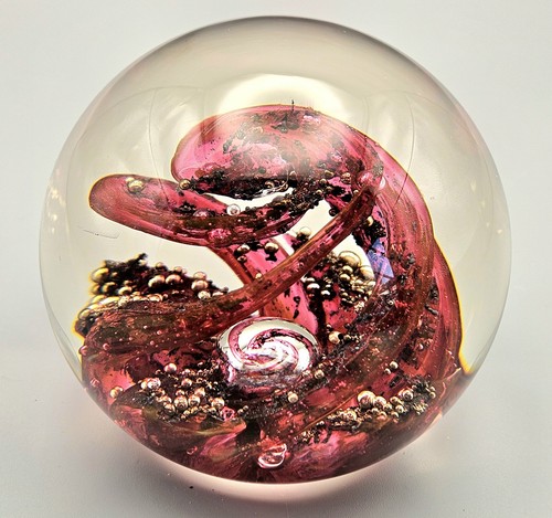 Selkirk glass paperweight - a,
