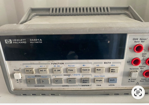 Hewlett packard 34401a - hewlett,