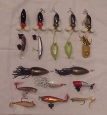 fishing lures job lot, pike, large perch