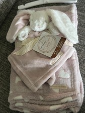 Blankets & Beyond Purple Bunny