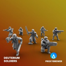 Deuterium Soldiers 28mm Sci-Fi