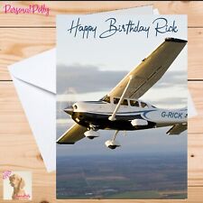 Personalised Cessna Card Plane