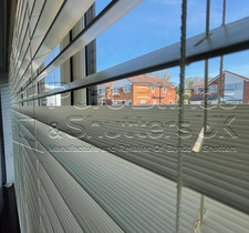 *Made to Measure* Faux wood Venetians 50mm slat Size  - Strings - colours