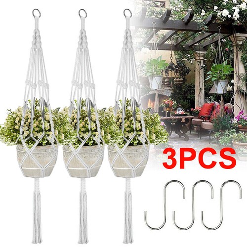 3pcs macrame plant hanger - 3pcs,