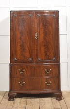 Figured Mahogany Tallboy Linen