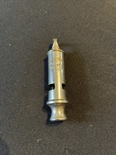 Antique British, c.1900, "The City Whistle Patent" Nickel-Plated Police/Forces !