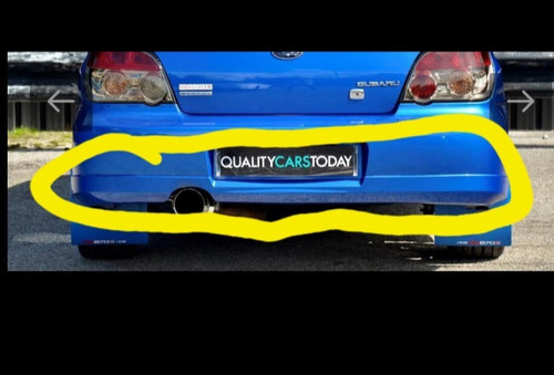 Subaru gb270 prodrive rear - subaru,
