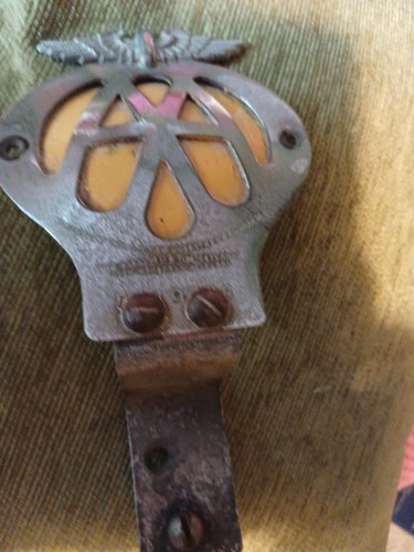 Vintage car badge - badge, grill