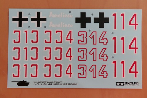 Tamiya decal king - rc,