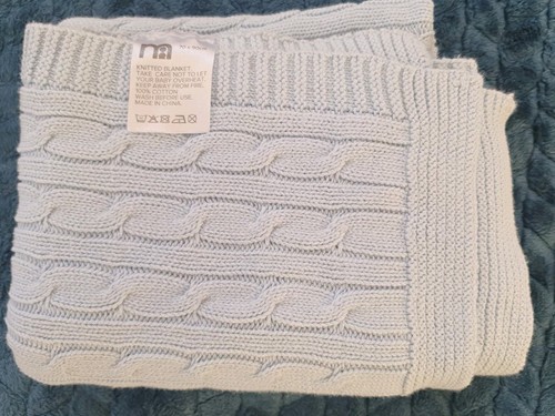 Mothercare light blue knitted - mothercare,