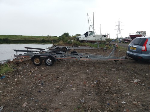 Sbs twin axle boat - sbs, trailer