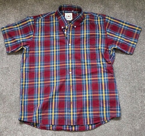 Relco burgandy check shirt - burgandy,