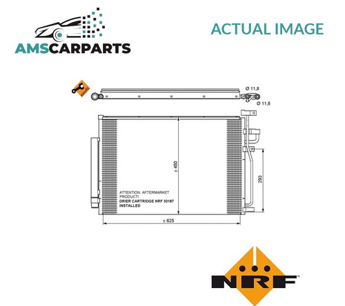 Air con condenser 35775 - con,