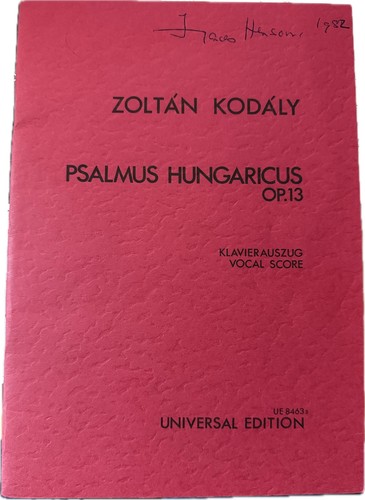 Psalmus hungaricus 13 - psalmus,