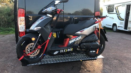 Motorhome campervan scooter - campervan,