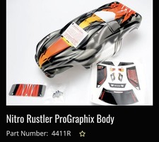 Traxxas Nitro Rustler Orange