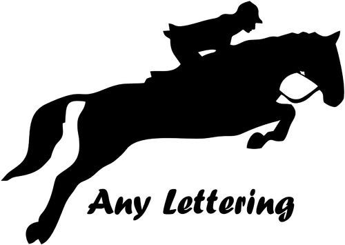 Inch horse decals - 2x,
