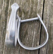 Used aluminum oxbow Western stirrups