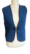 Waistcoat Womens Blue Purple