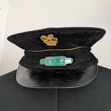British Railways Guard's Hat Southern 1963 with Totem Badge + Lion and Wheel Pin
