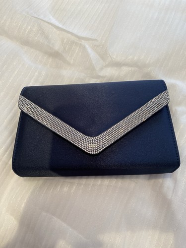 Quiz satin clutch - ,
