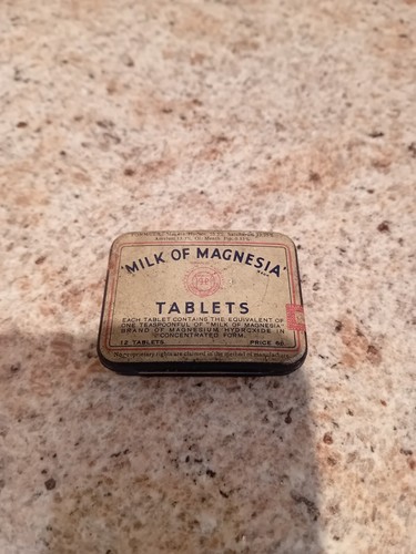 Vintage milk magnesia - milk, of