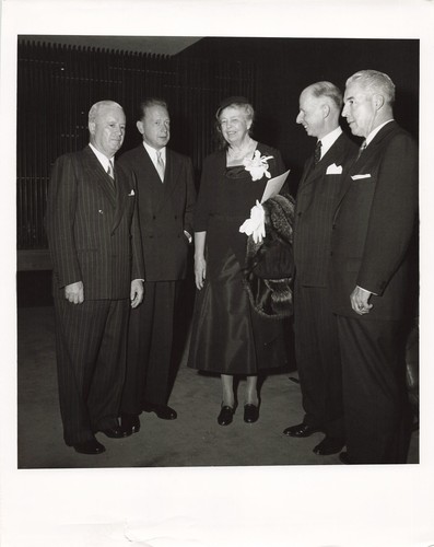 1954 press photo - un,