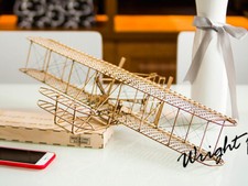 Wright Flyer 1:18 Scale 500mm Static Balsa Model Kit Dancing Wings 3D Puzzle