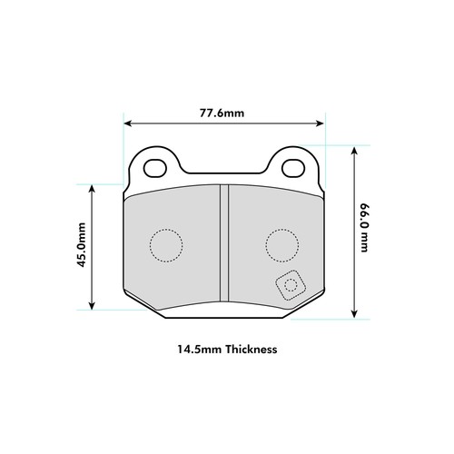 Ferodo ds2500 front brake pads - ferodo,