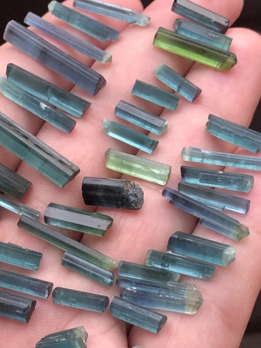 17g batch tourmalines crystals - batch,