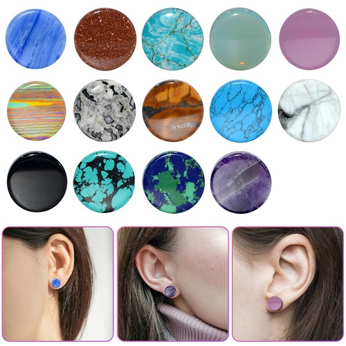 Ear gauges stretching - ear,