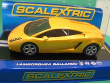 SCALEXTRIC C2810 LAMBORGHINI GALLARDO YELLOW  PRE OWNED EXCELLENT BOXED