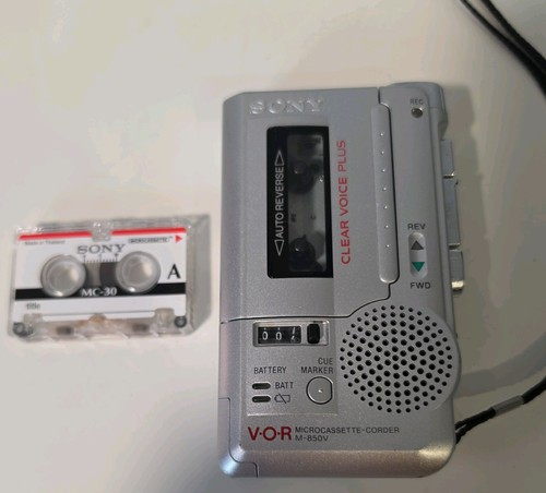 Sony microcassette recorder - sony,
