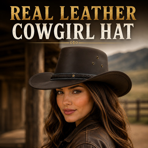 Real leather cowboy - real,