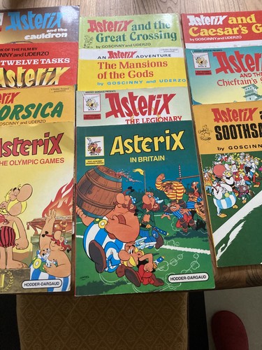 Asterix books bundle from - asterix,