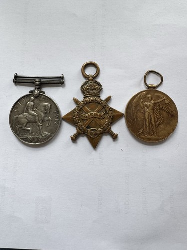 Wwi medal trio 1914 star - medal,