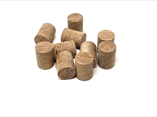 Oak untapered plug - plug, plaque