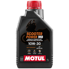 Motul Scooter Power 10W30 4T Motorcycle Engine Oil MB 1 Litre
