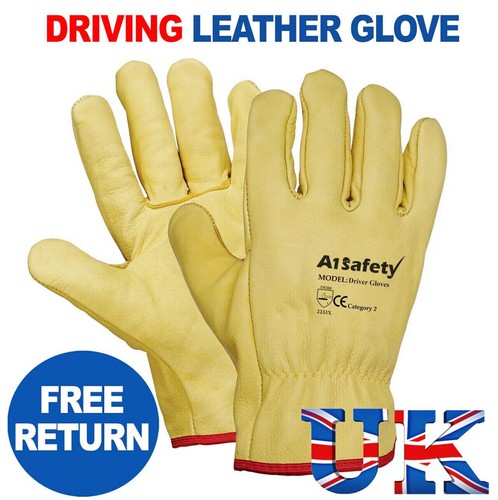 Yellow leather gardening - yellow,