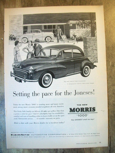 1958 morris 1000 mid size - 1958, mid-size-mag