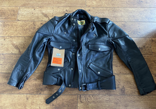 Vintage leather motorcycle - leather,