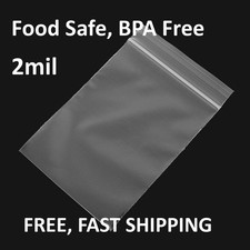 Clear Zip Seal Plastic Bags
