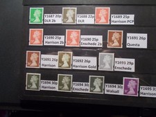 GB 1993> Specialised Machin Collection(13)~Y1687-Y1695~Unmounted Mint~D~UK 