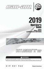 Can Am Owners Manual Book 2019