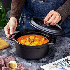 1L 3L Round Cast Iron Cooking
