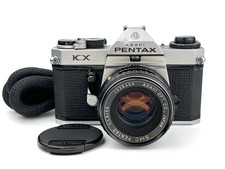 Pentax KX Film Camera 35mm SLR + SMC 55mm f/1.8 Prime Lens + VGC + Serviced
