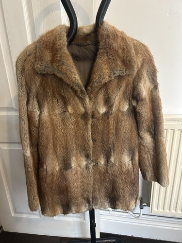 Fur red fox coat size - fur,