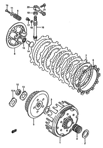 Suzuki genuine lock washer - lock,