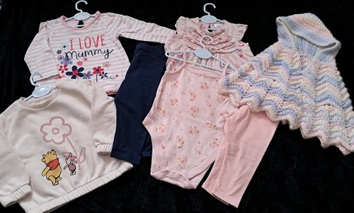 Bundle baby girls clothes - of,