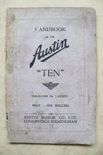 Austin Ten Handbook 1422D
